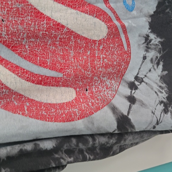 Vintage Leffty The Tag Rolling Stones Steel Wheels tour 1989 Rock Tie Dye See De - Picture 8 of 12